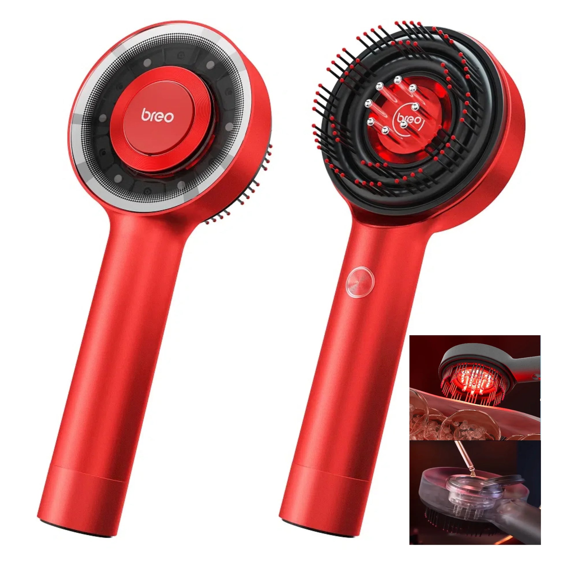 Scalp Trilogy Massager, Smart Scalp Brush Combo, Waterproof for Hair Growth Detangling Styling